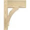 Ekena Millwork Thorton Block Rough Sawn Outlooker, Douglas Fir, 6"W x 12"D x 16"H OUT06X12X16THR05RDF - alternate 2